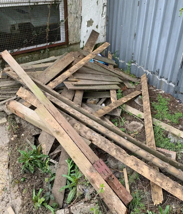 shed junk removal in chicago before