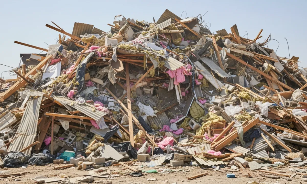 Construction debris