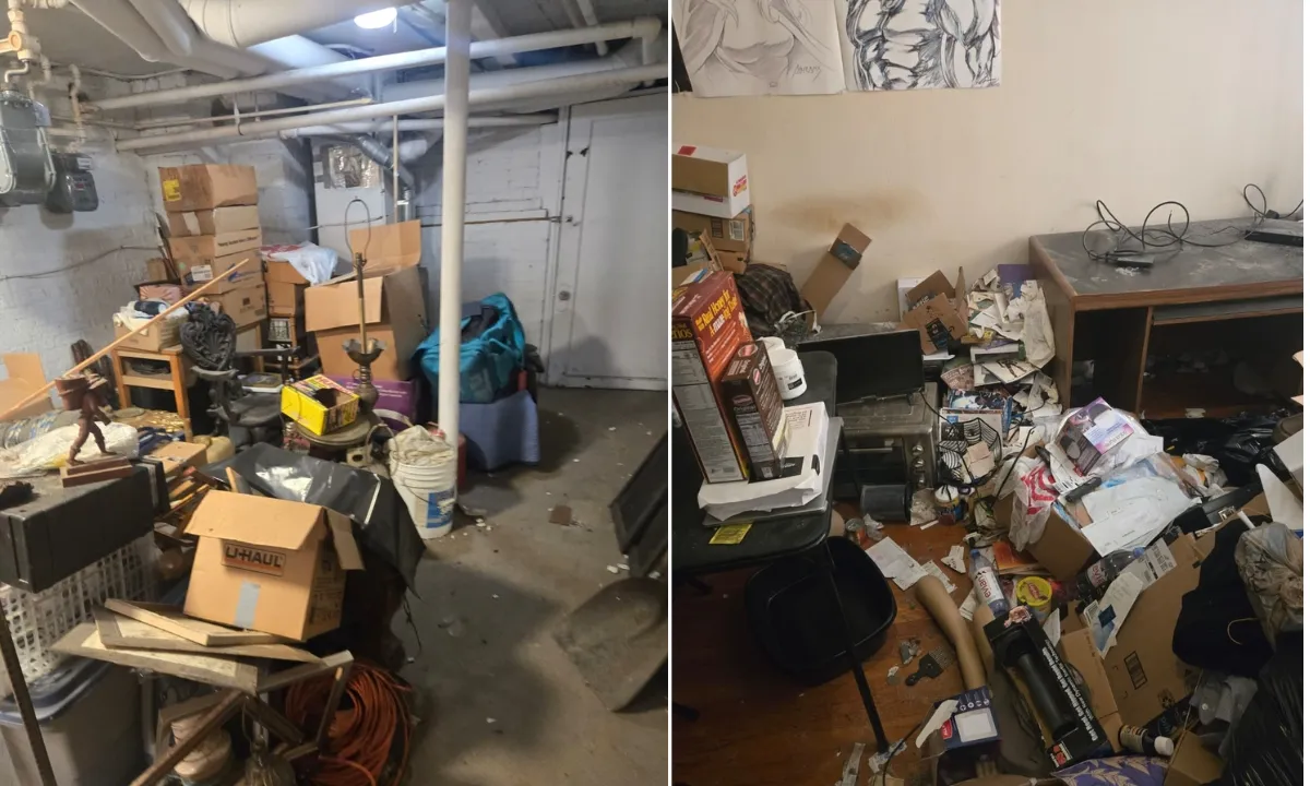 Household cleanout contents