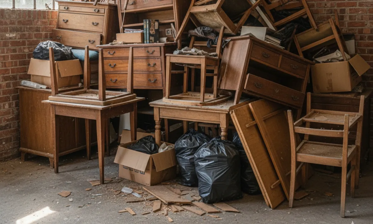 Unwanted household furniture